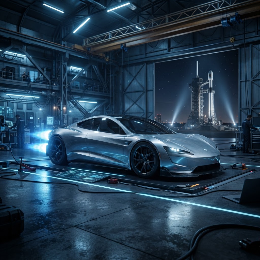 Tesla Roadster 2028: El deportivo eléctrico que desafía la gravedad