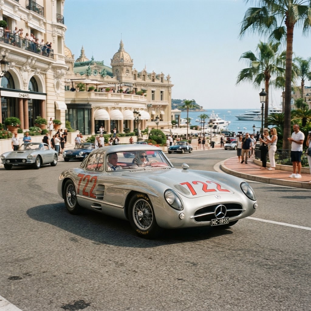 El mito del Mercedes 300 SLR Uhlenhaut que paralizó las calles de Mónaco