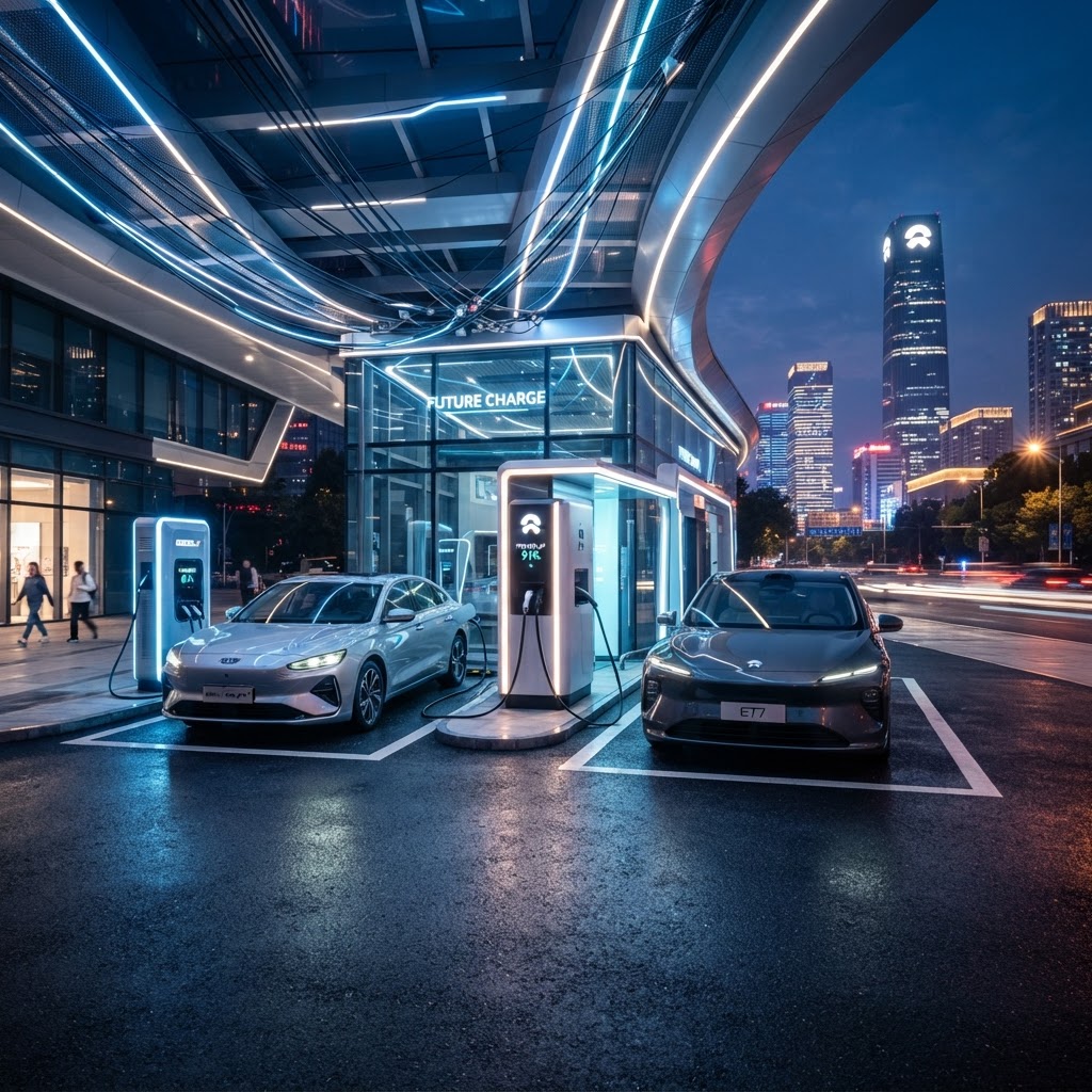 Geely y NIO sellan alianza estratégica para revolucionar la carga eléctrica