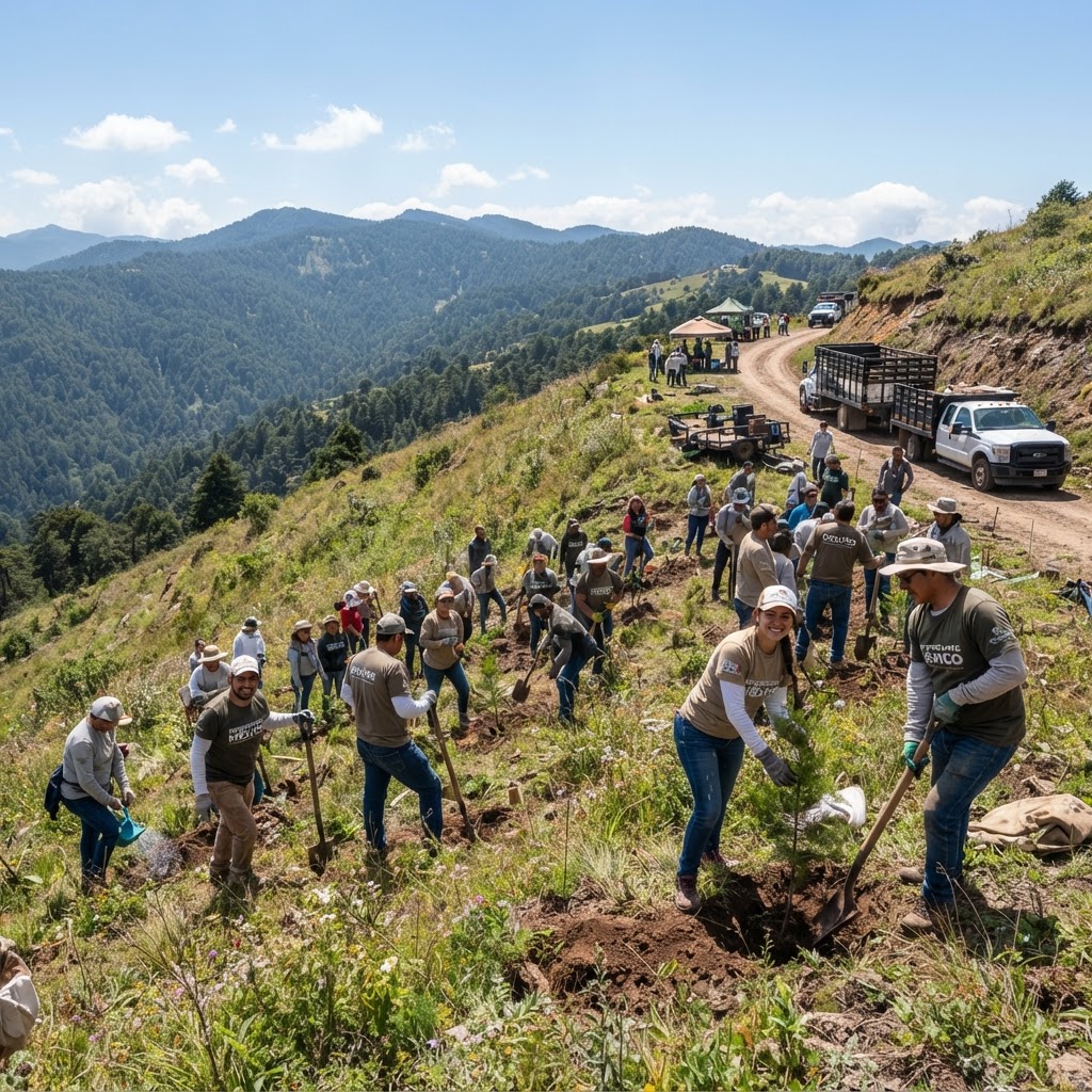 ANPACT fortalece su compromiso ambiental con reforestación en Edomex