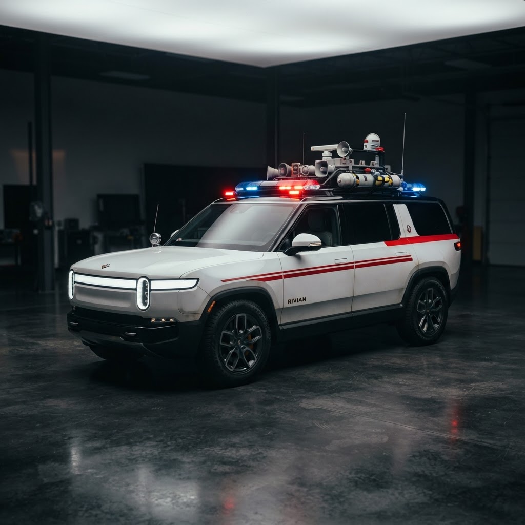 Rivian R1S Ecto-R1: La nostalgia de Cazafantasmas llega a la era eléctrica