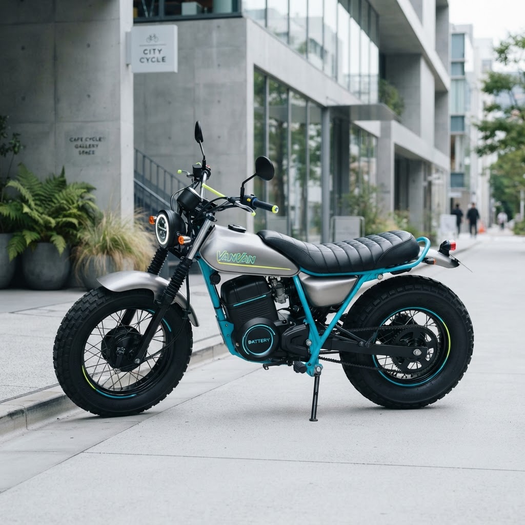 Suzuki e-VanVan: El regreso eléctrico de un icono setentero que enamora