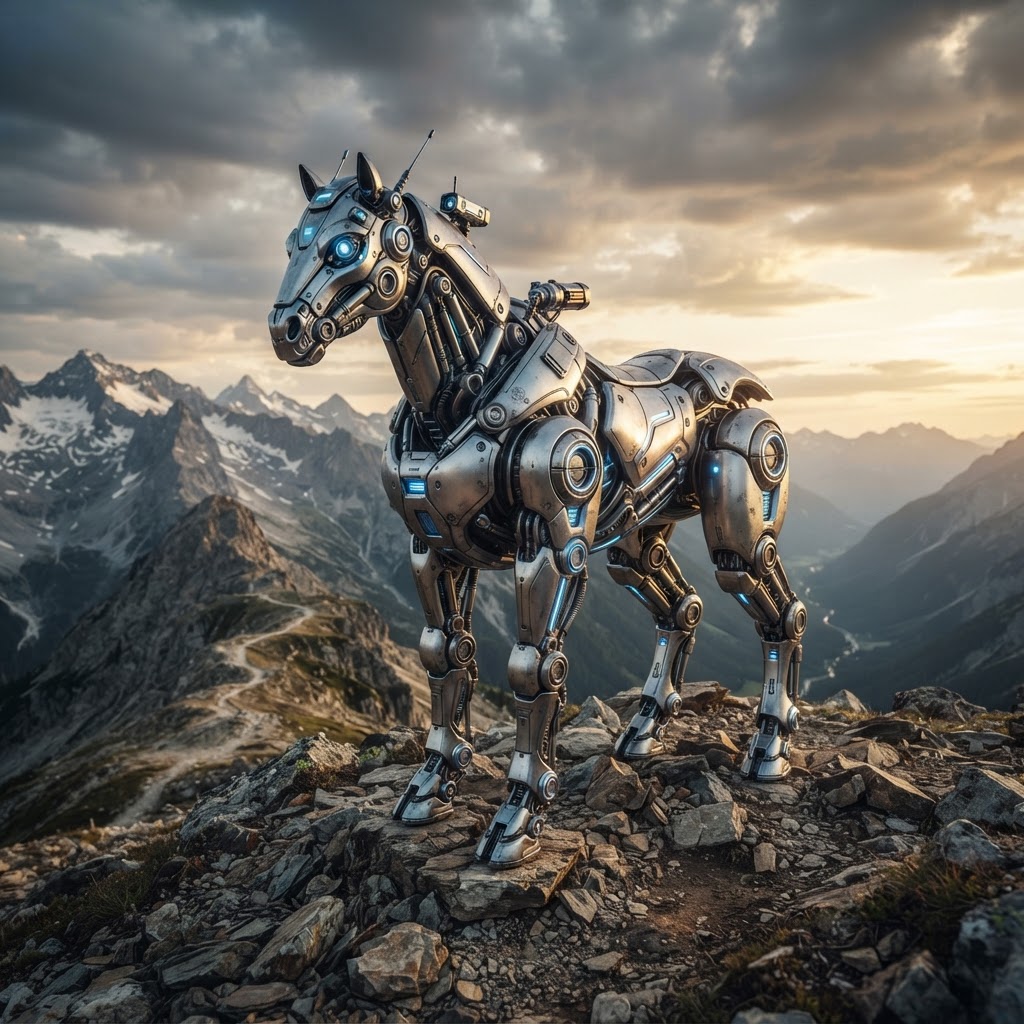 Cyber Horse: La moto sin ruedas que desafía las leyes del terreno