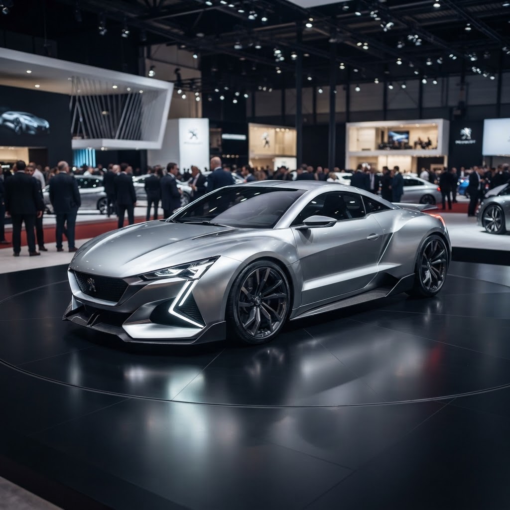 El regreso del Peugeot RCZ: Un sueño eléctrico de 500 hp desde el Auto Show