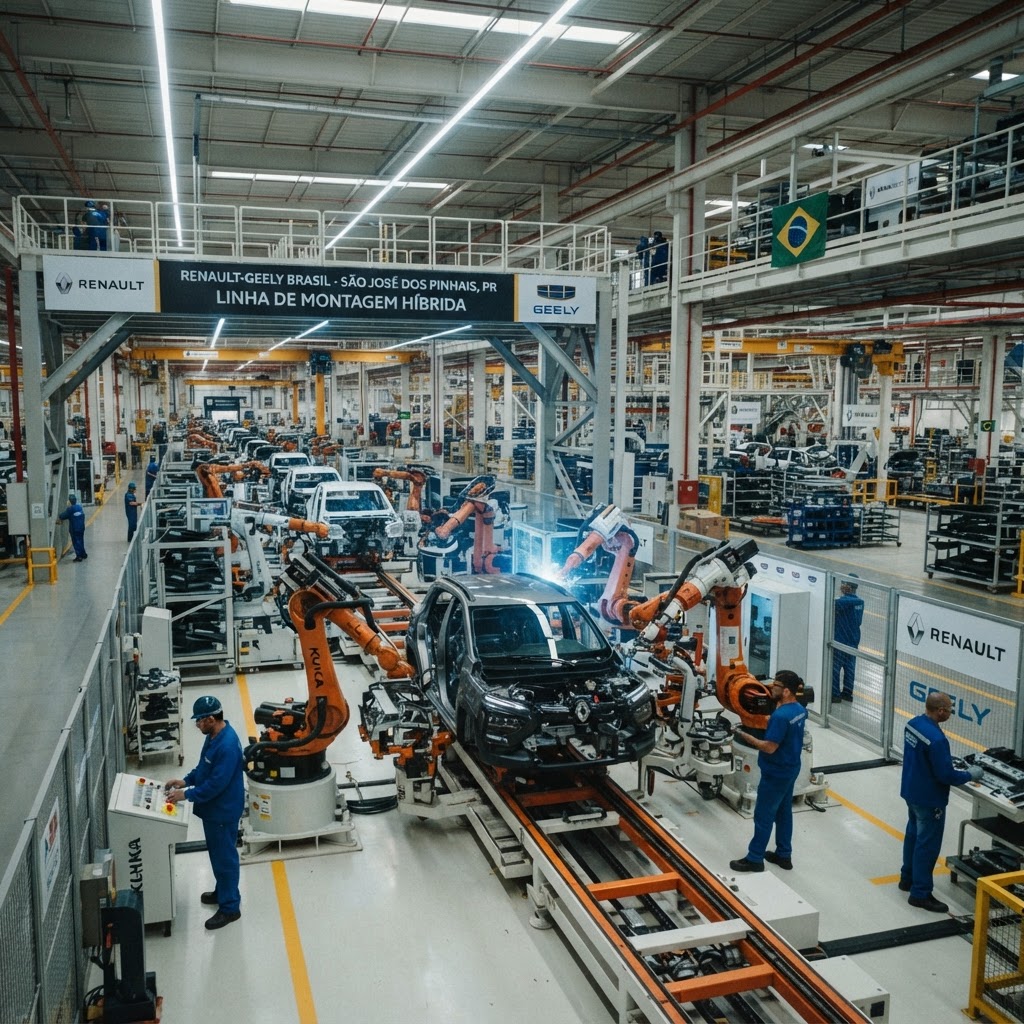 Renault y Geely inician producción de híbridos en Brasil: Un cambio de era