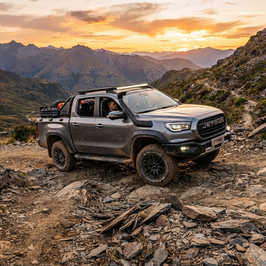Jetour F700 2027: La pickup PHEV de alto desempeño que redefine el off-road