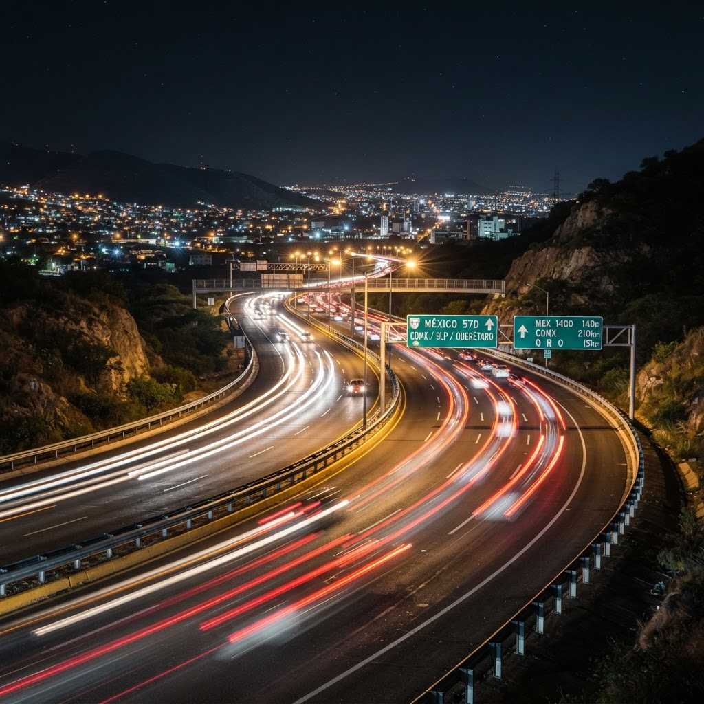 Cierres nocturnos en la autopista México-Querétaro: Prepara tu ruta