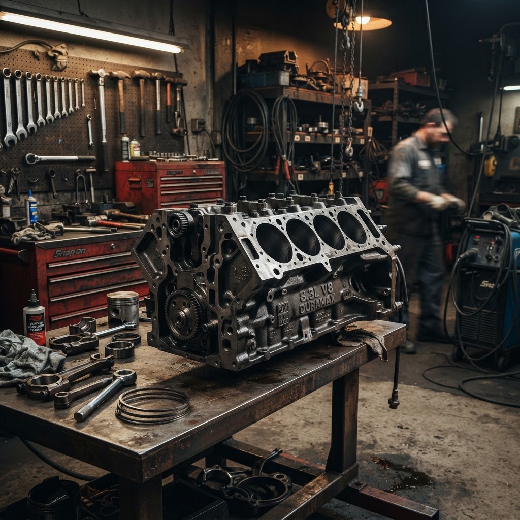 Nuevo V8 Duramax de GM: 1,200 lb-pie de torque para dominar el segmento HD