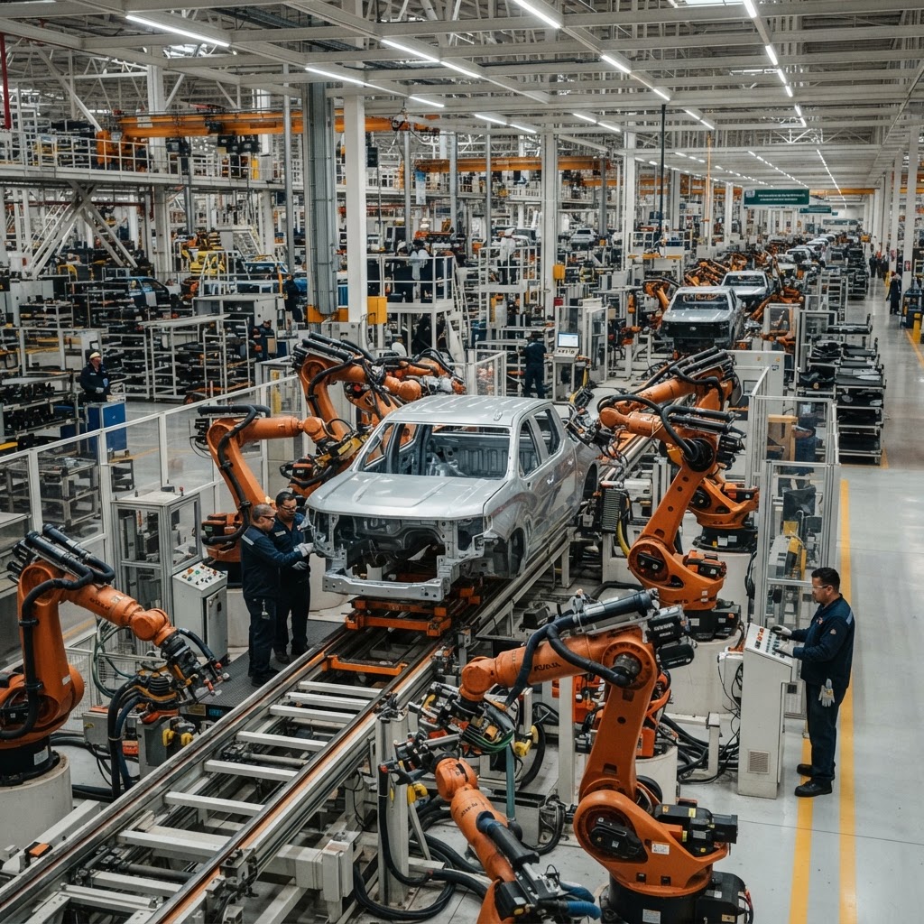 Las pickups sostienen la manufactura automotriz mexicana en 2026