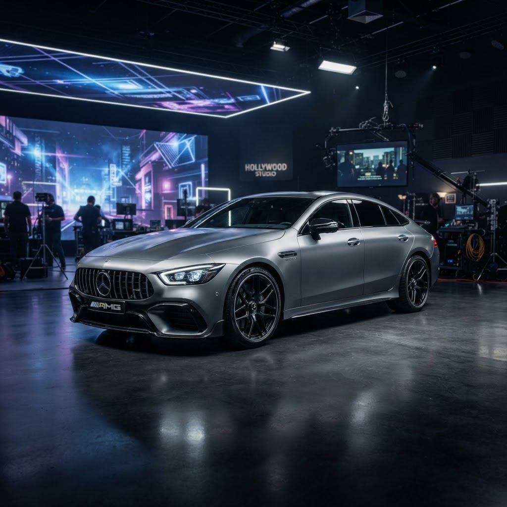 Brad Pitt y el Mercedes-AMG GT 4-Door: La era eléctrica de 1,200 caballos