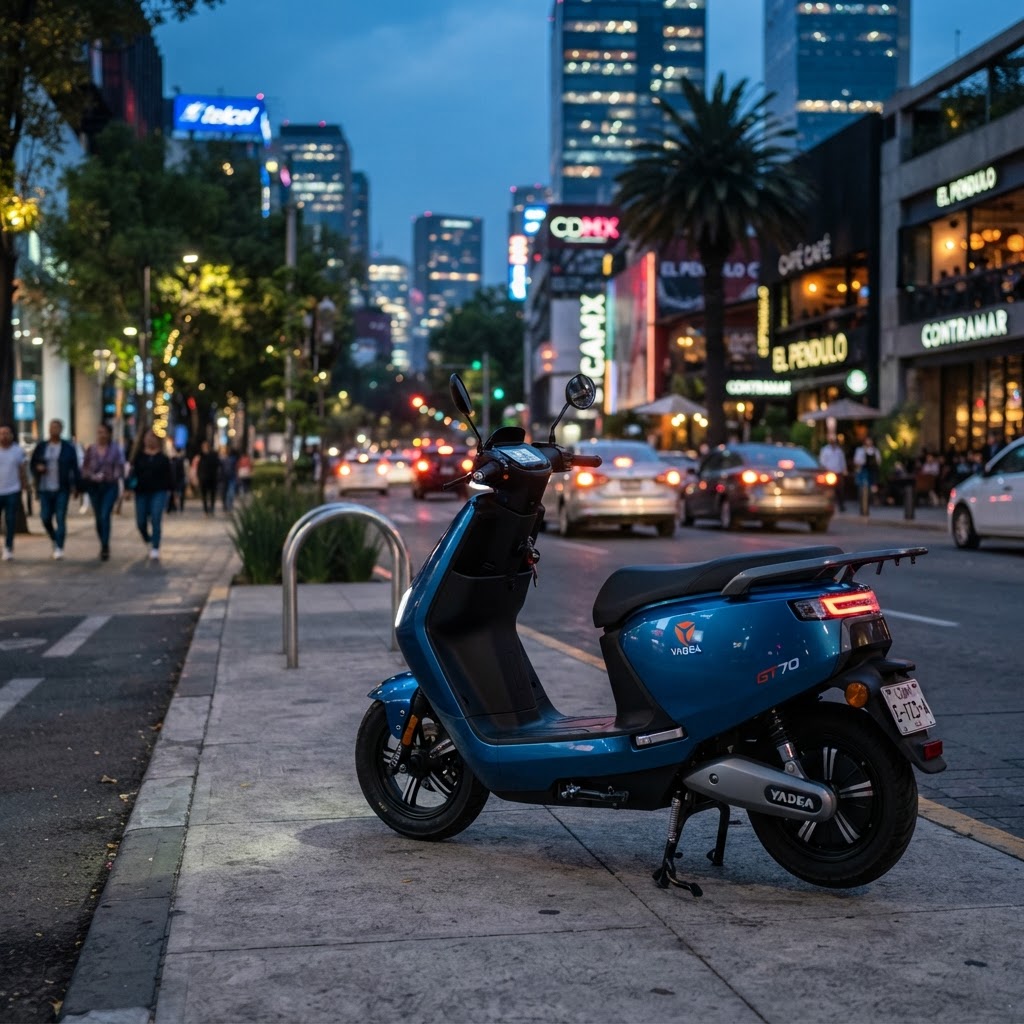 Yadea GT70 en México: La nueva apuesta eléctrica con 180 km de autonomía