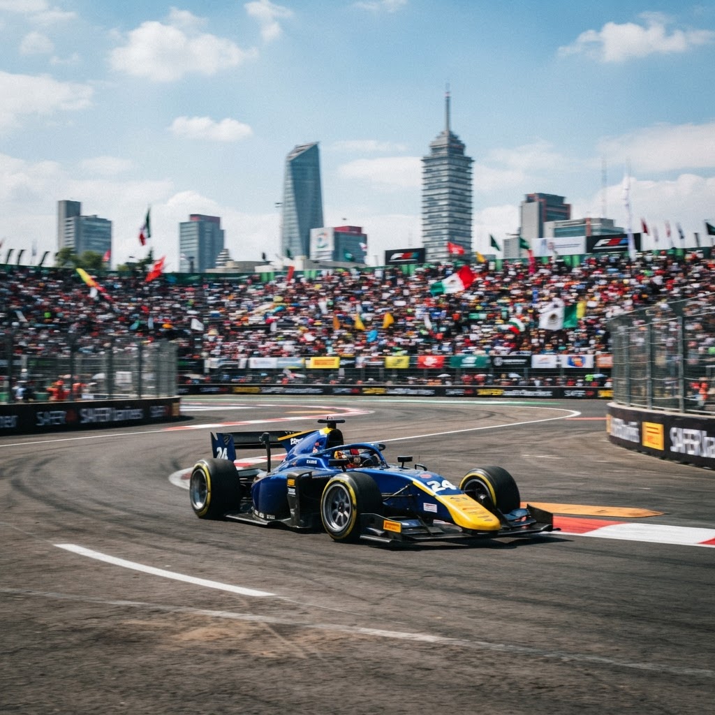 Fórmula 2 aterriza en CDMX en 2027: ¡El futuro de la F1 llega a México!