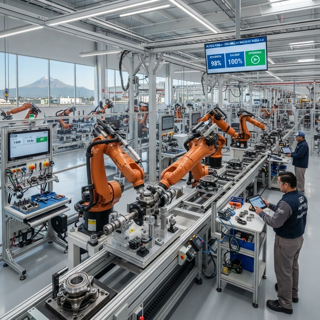 SKF transforma la manufactura de autopartes para eléctricos en Puebla