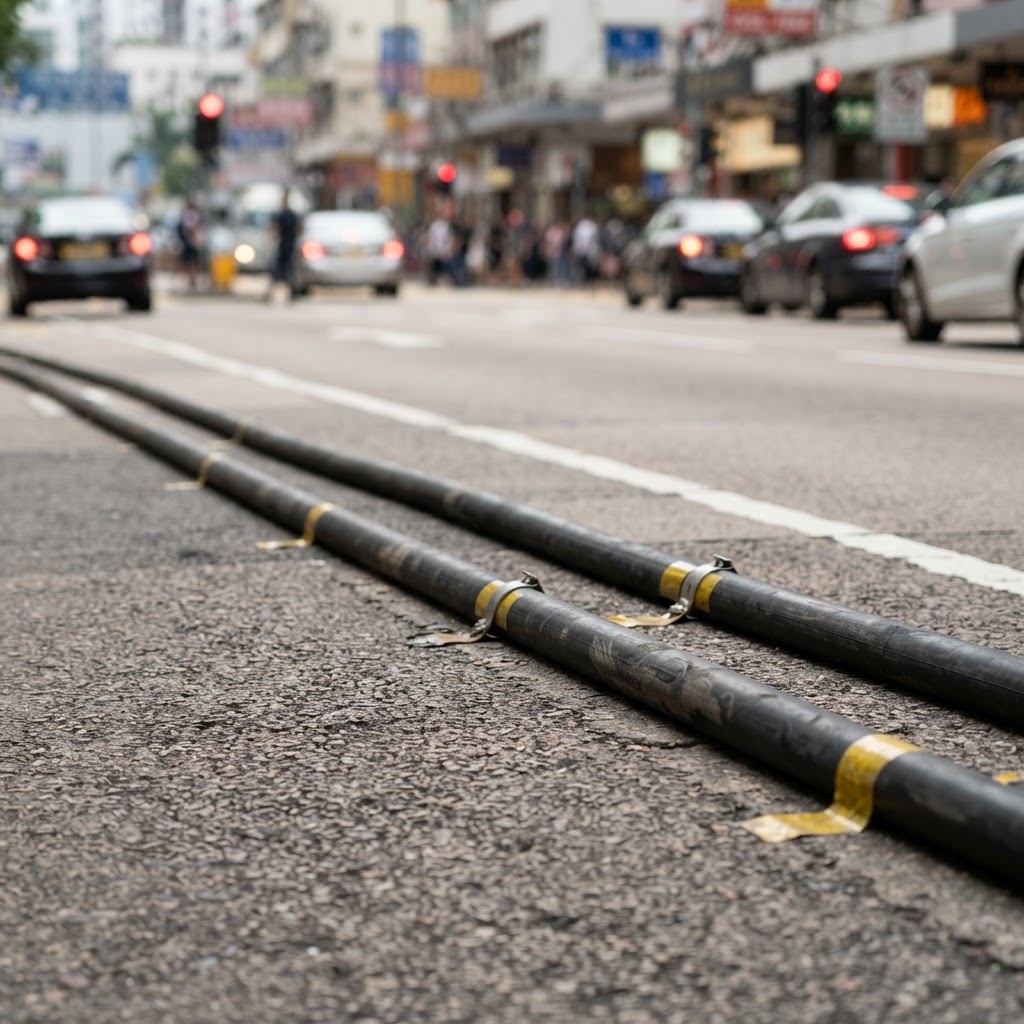 Cables negros en la calle: ¿Son multas o solo conteo de vehículos?