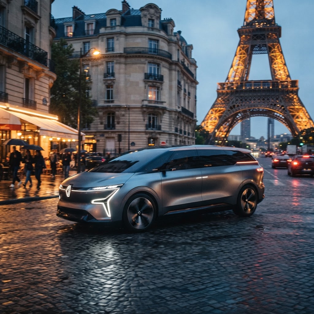 Renault E-Space Concept: El futuro de la movilidad familiar llega en París