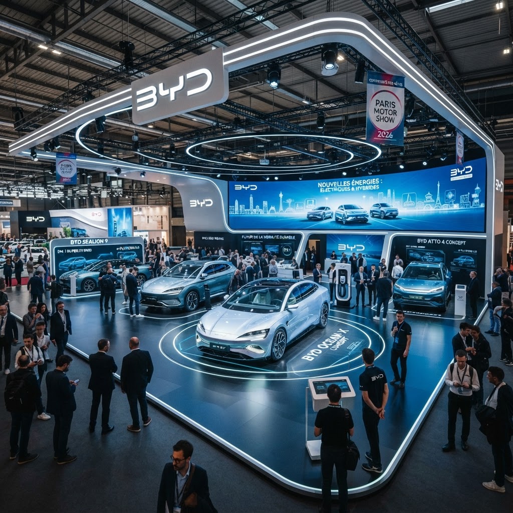 Salón de París 2026: BYD expande su dominio global con un nuevo estreno