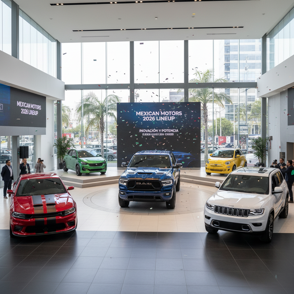 Lanzamientos 2026: Novedades de Ram, Jeep, Dodge, Peugeot y Fiat en México