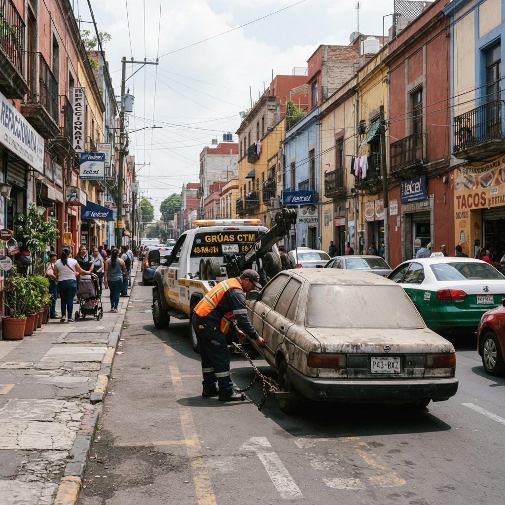 Cuidado: CDMX retira autos abandonados tras 15 días en la misma calle