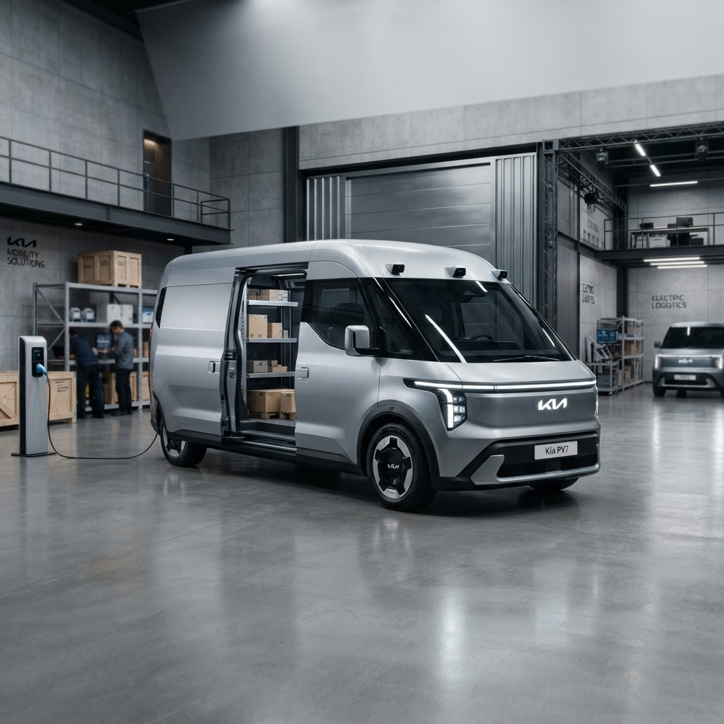 Kia PV7: La nueva van eléctrica de 800 volts que redefine el transporte de carga