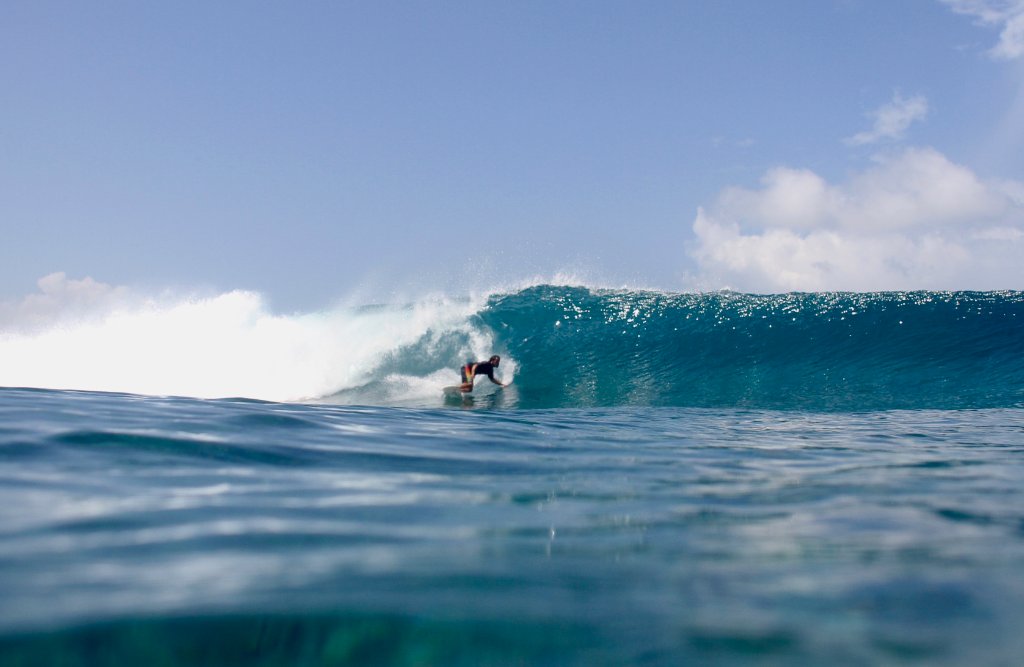 Surfing in Maui