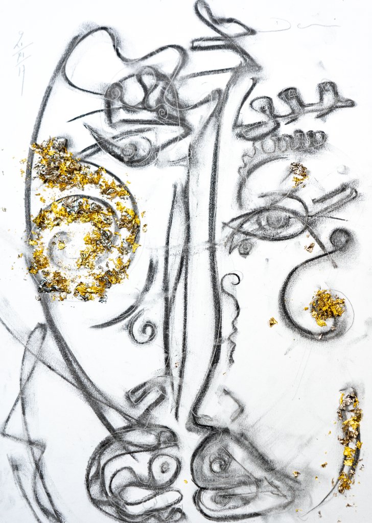 Visage d'or III