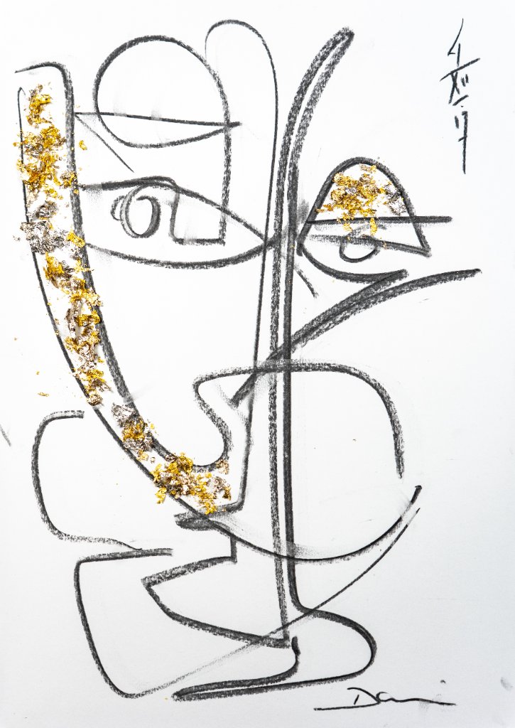 Visage d'or II