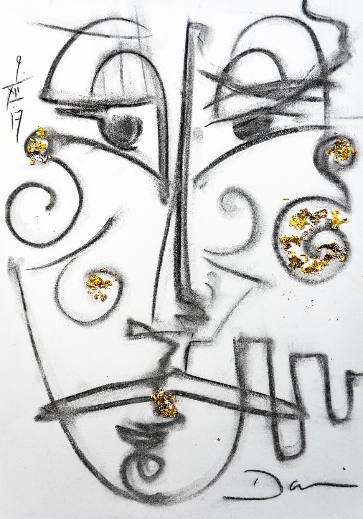 Visage d'or I
