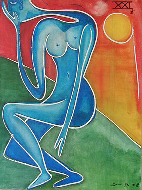 Dame bleue
