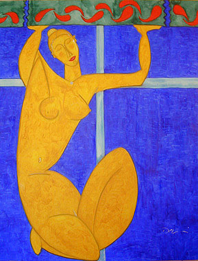 Cariatide bleue