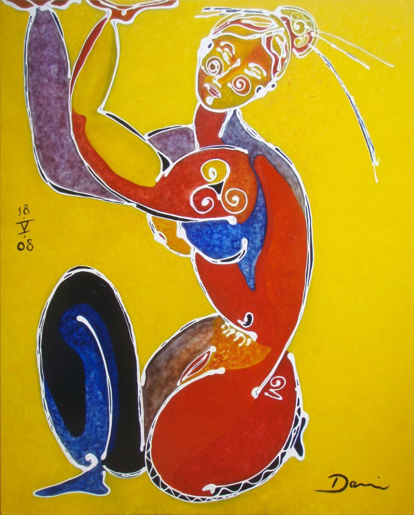 La cariatide polychrome