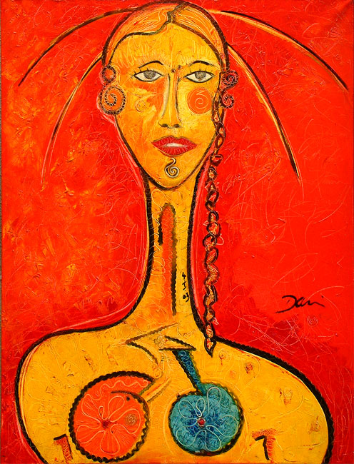 Le portrait jaune