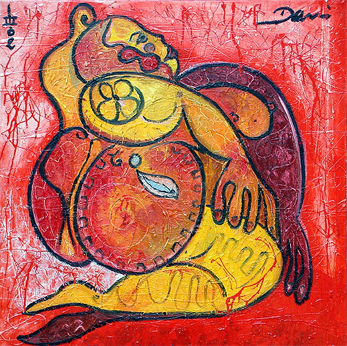 La femme pêche