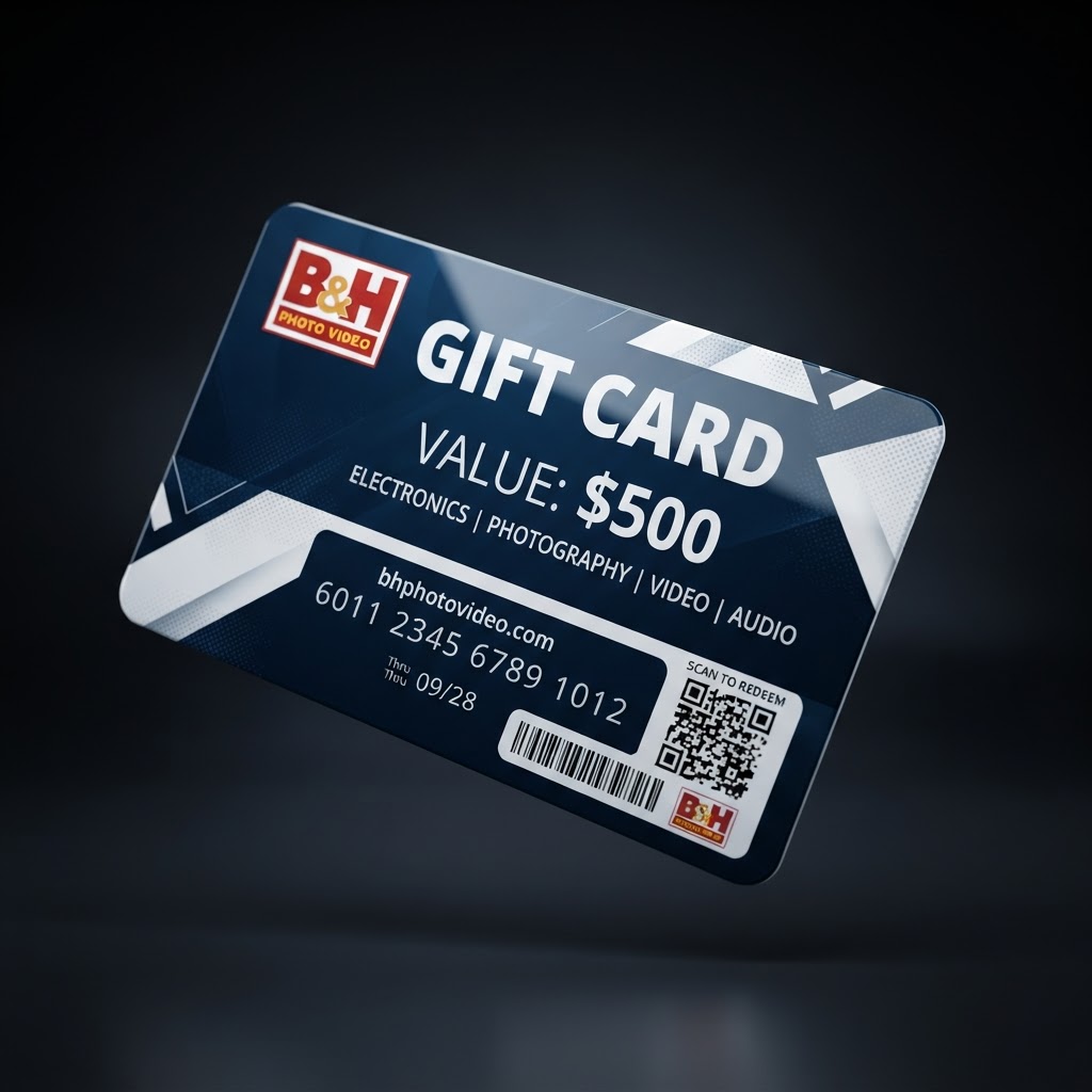 $500 B&H Photo Gift Card
