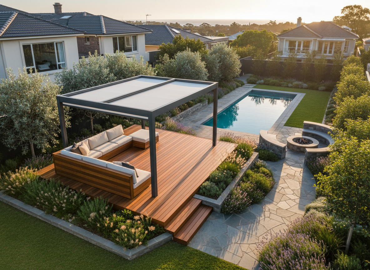 Luxury outdoor living space in Melbourne