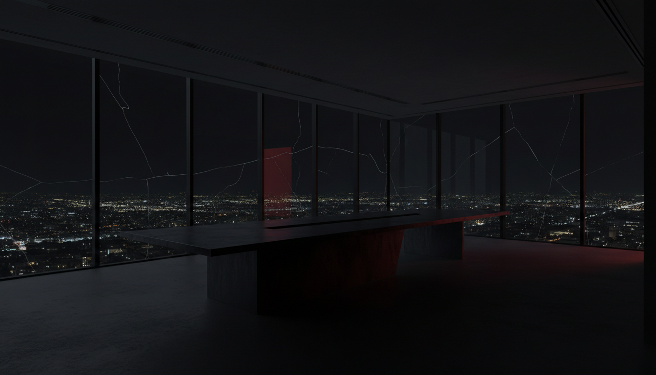Abstract architectural environment representing confidential client scale