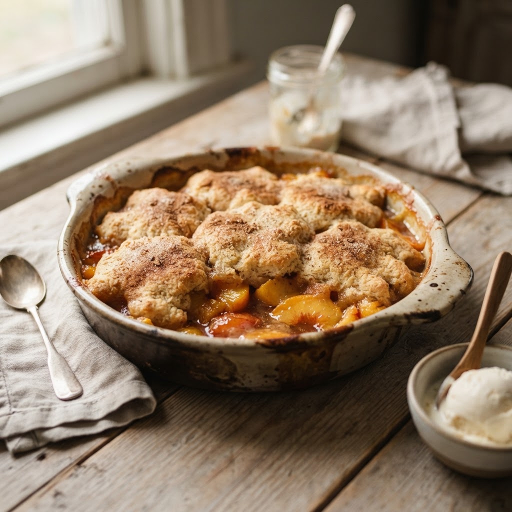 Southern Peach Cobbler
