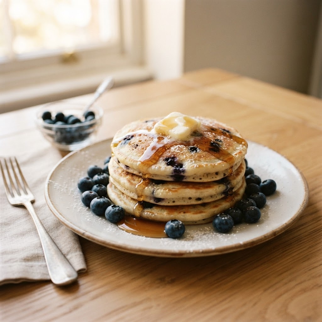 Blueberry Buttermilk Pancakes