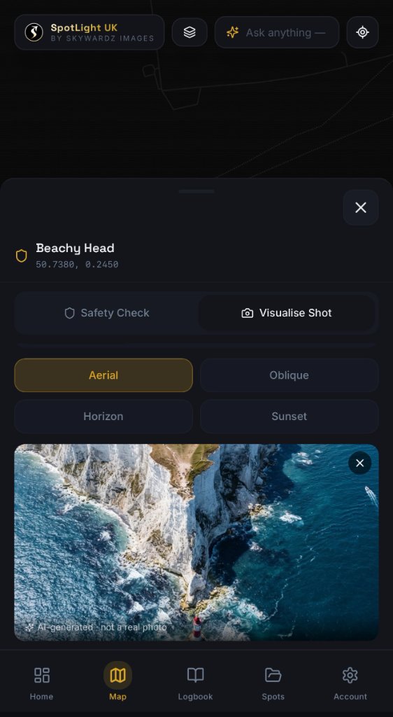 Skywardz SpotLight — Shot Preview