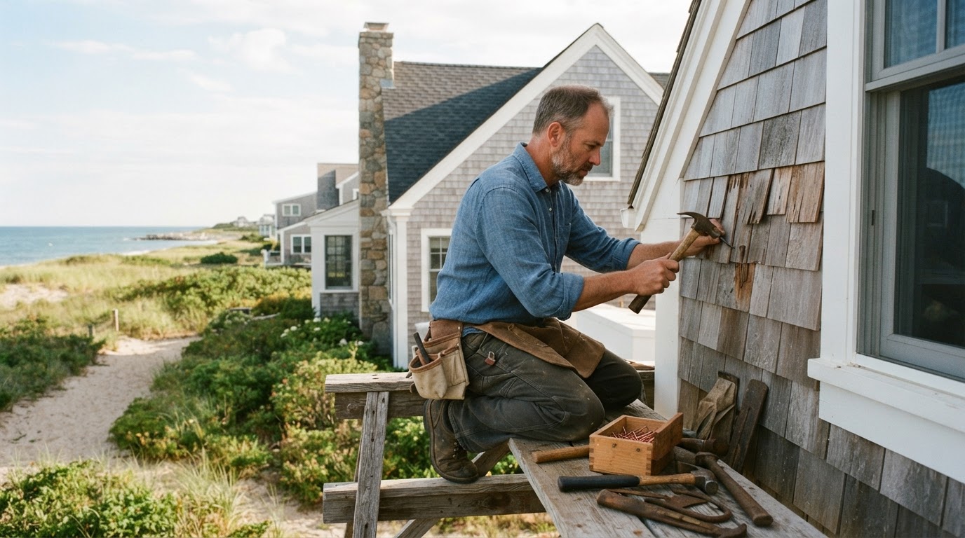 Handyman at work