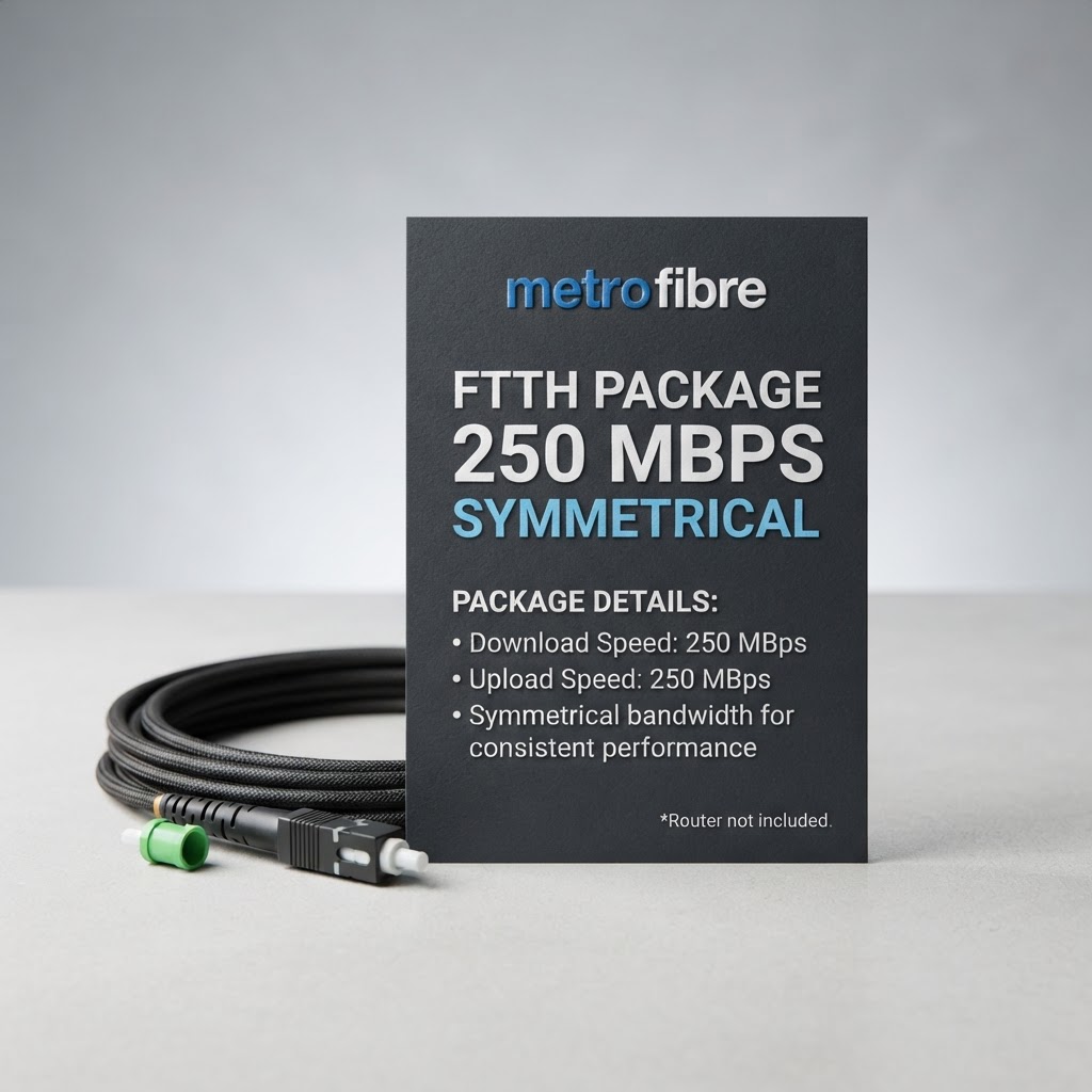 Metro Fibre 250 MB FTTH Package