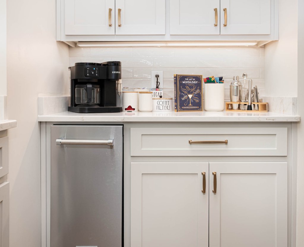 Coffee Bar — Keurig, Espresso Setup, Curated Accessories