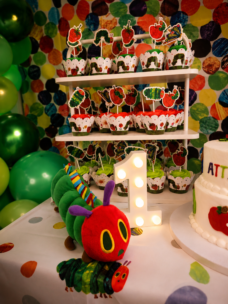 Caterpillar Cake Display