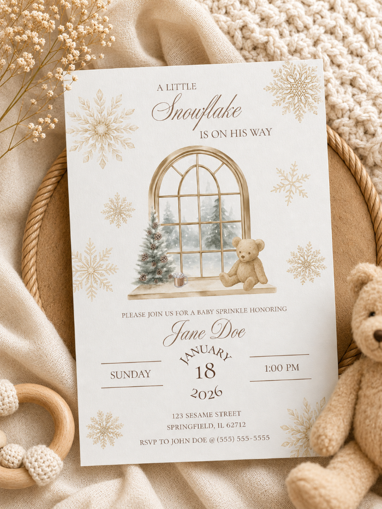 Snowflake Invitation