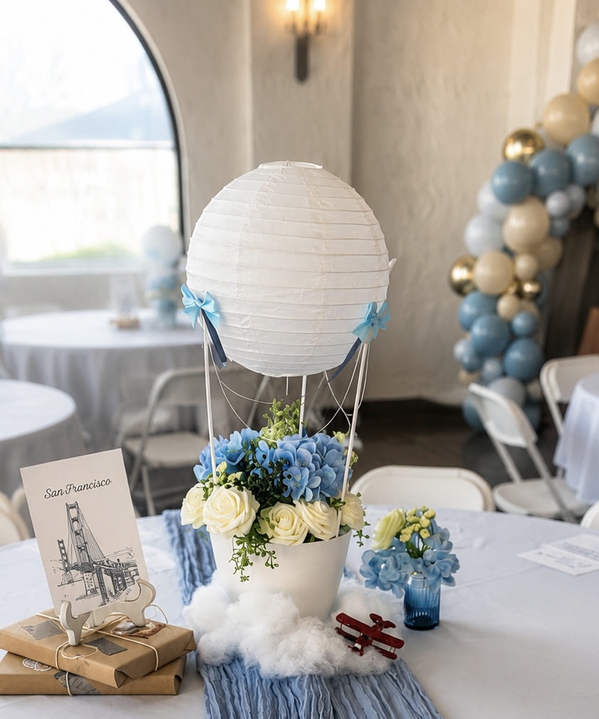 Styled tablescape and table setting