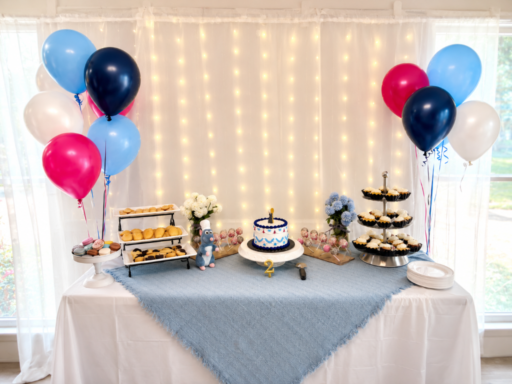 Blue Remy Birthday Cake
