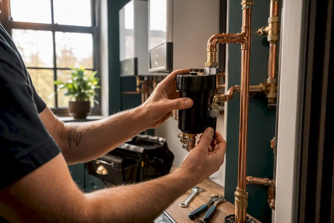 Magnetic filter installation: a homeowner's practical guide — RARE Plumbing London knowledge hub article