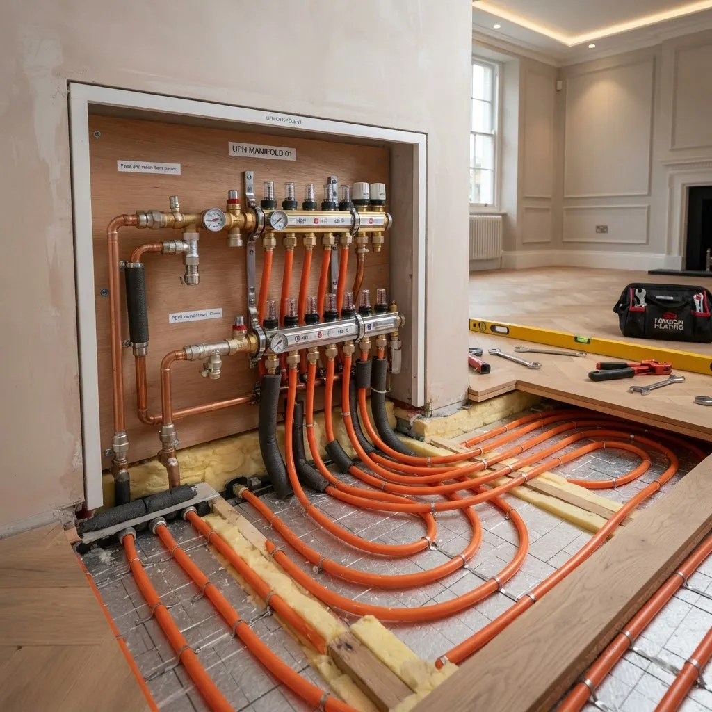 Underfloor Heating — RARE Plumbing London Underfloor Heating — RARE Plumbing London service