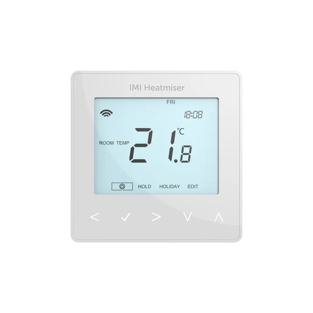 Heatmiser NeoStat V3 installation — RARE Plumbing London Heatmiser NeoStat V3 smart thermostat installed by RARE Plumbing London for multi-zone heating control in a luxury London home