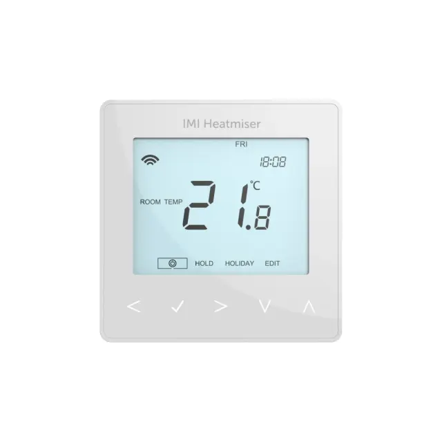 Heatmiser NeoStat V3 smart thermostat installed by RARE Plumbing London for multi-zone heating control in a luxury London home