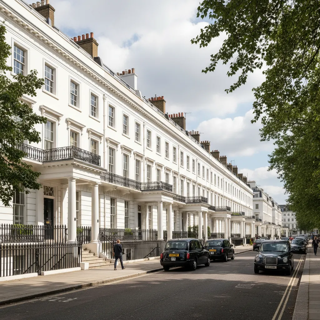 Belgravia — Eaton Square Eaton Square, Belgravia London — RARE Plumbing service area